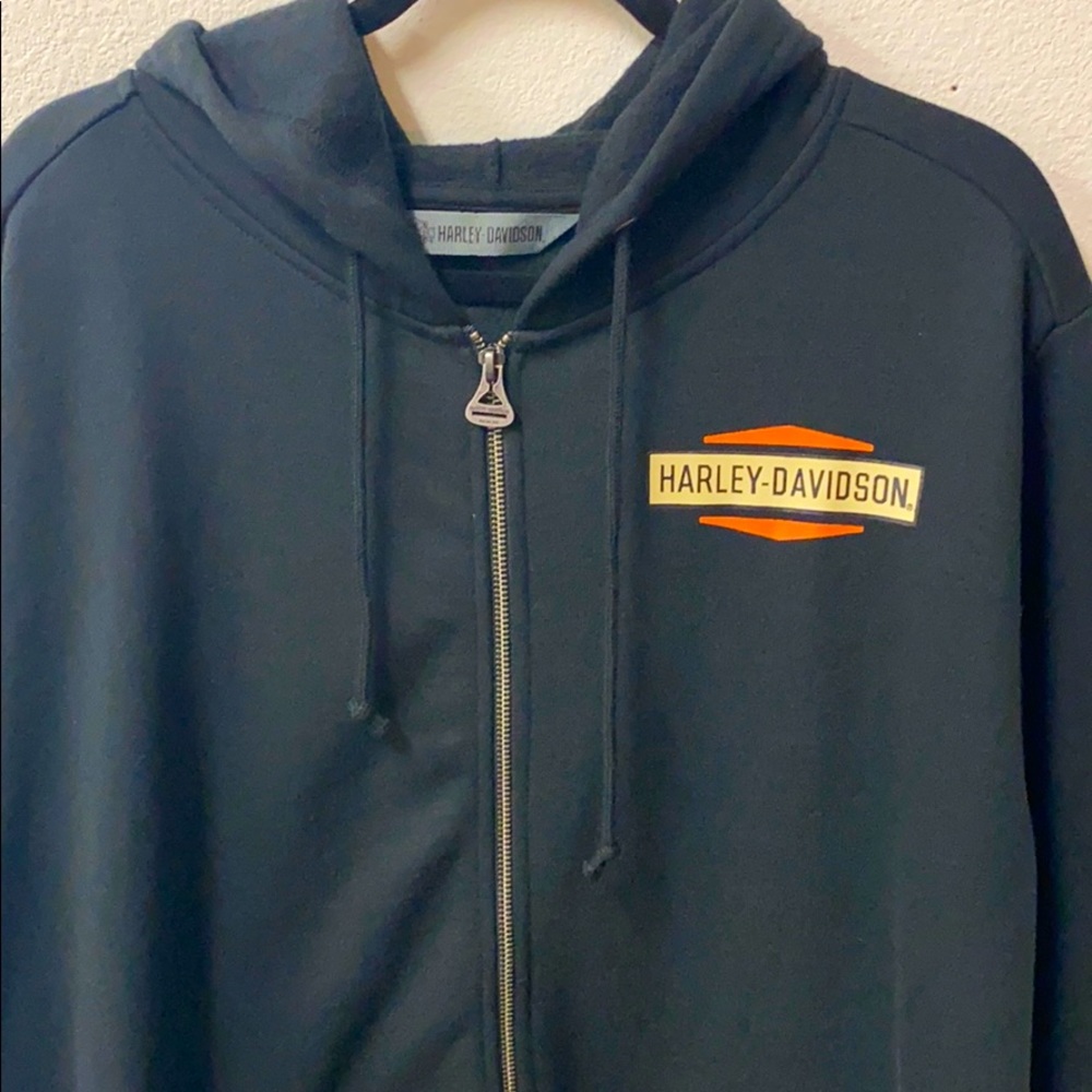 Harley-Davidson Men Classic Logo Slim Fit Hoodie